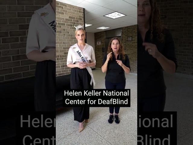 Miss Kansas Visits Helen Keller Services