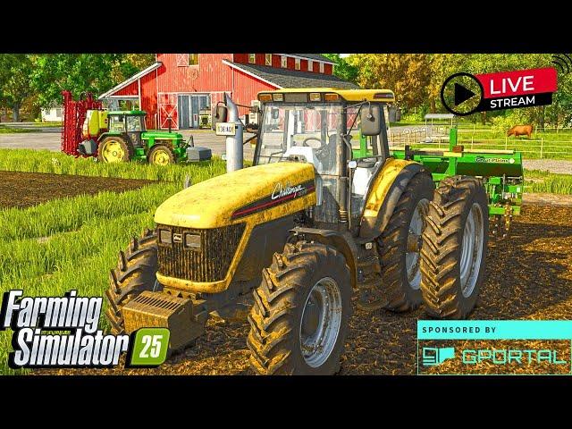 LIVE I Play Farming Simulator 25 With Friends? And Sponsored By Gportal