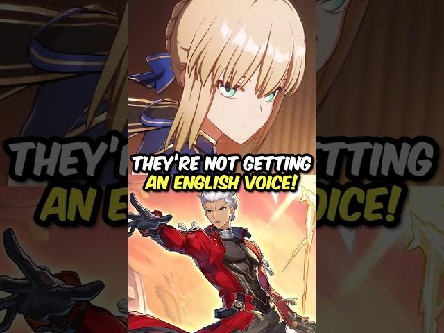 Saber and Archer Will Only Have JP Voice!