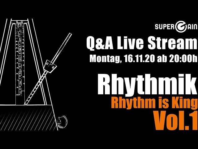 Live Stream - Rhythm is King! SUPERGAIN - The Guitar Academy