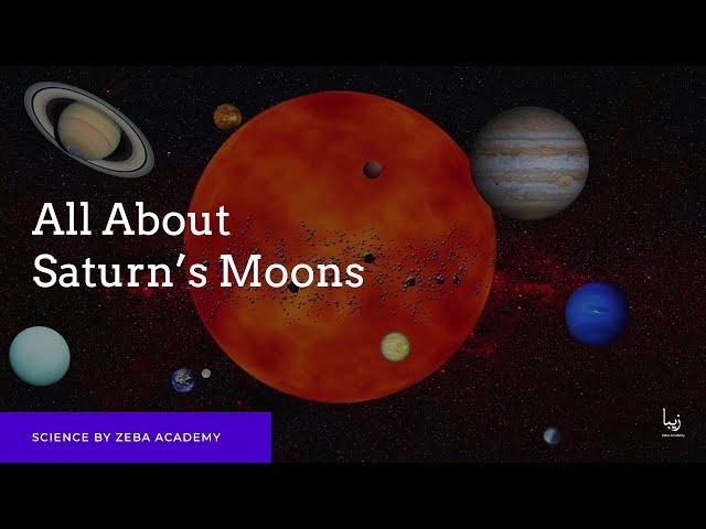 All About Saturn’s Moons | Science by Zeba Academy