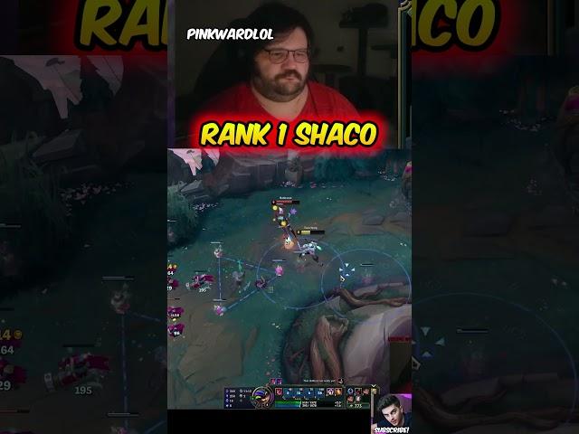 Top 500 Players Look Like BOTS Vs Rank 1 Shaco #leagueoflegends