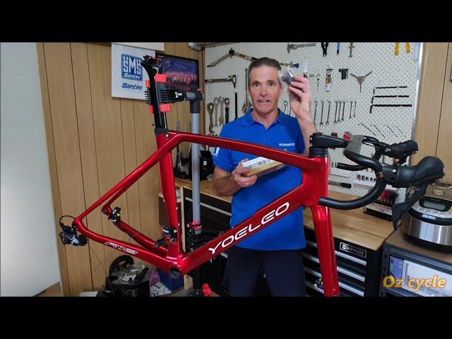 Chinese bike build,disc,integrated bar,ultegra hydro - how to Pt1