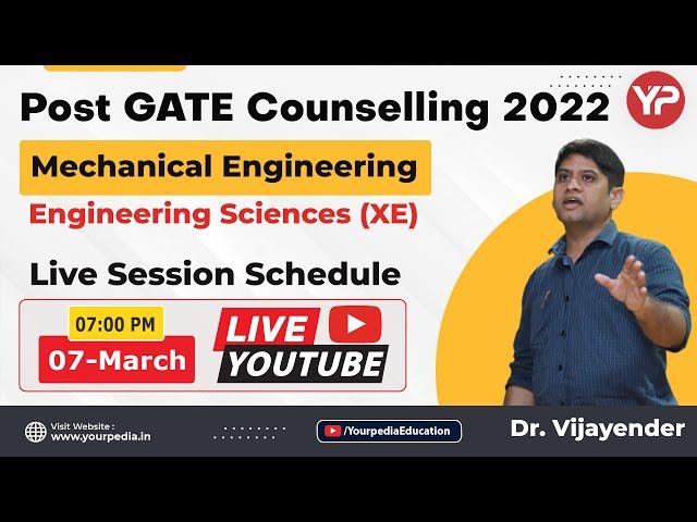 Post GATE Counselling | Mechanical Engineering | GATE 2022 | Post GATE  Opportunities for Mechanical