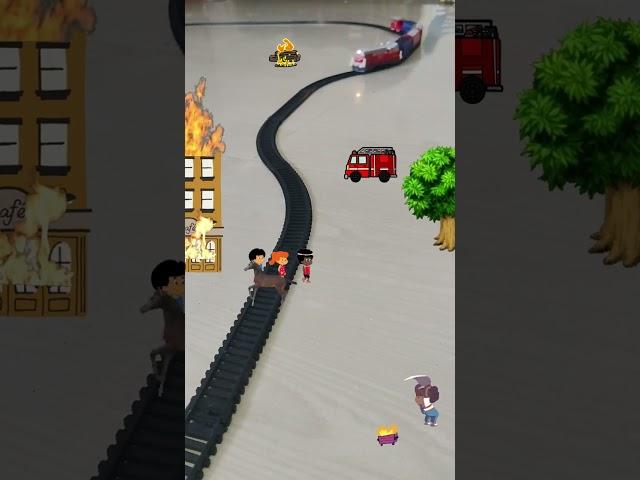 Horse is crossing the railway track and train is approaching fast | Centy Train | Metro Train