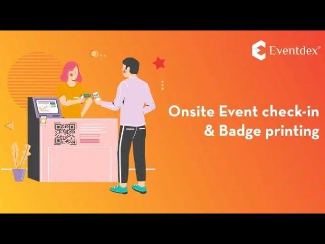 Eventdex Event Check in App And Badge Printing App For in person events.