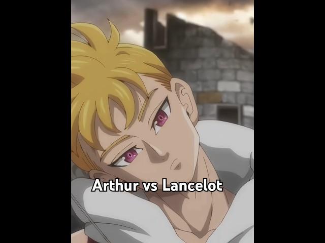 Arthur vs Lancelot #sevendeadlysins #anime #fourknightsoftheapocalypse #animeedit