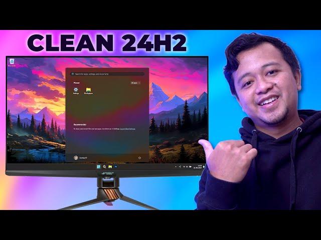 GOKIL! Aku Coba Install Windows 11 24H2 Tanpa Bloatware Hanya Pakai 1 File Saja