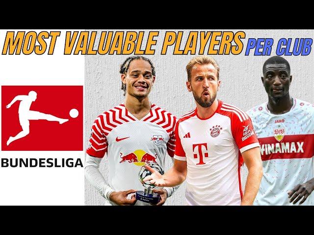 Most Valuable Players per Club in the Bundesliga 2023/24 | Most Expensive Players of Season