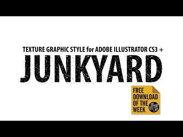 How to use a Textured Graphic Style in Adobe Illustrator