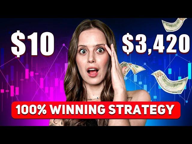 TRADING LEGEND | I TURN $10 INTO $3,420 IN 9 MINUTES |100% INSIDER TRADING STRATEGY