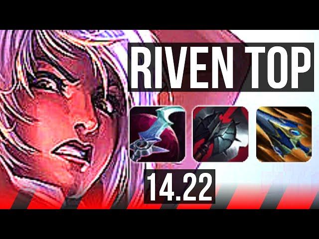 RIVEN vs AATROX (TOP) | NA Master | 14.22