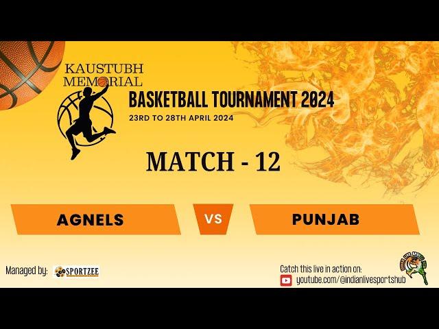 Agnels Vs Punjab | Kaustubh Memorial Basketball Tournament | Fr. Agnel Sports Complex Mumbai