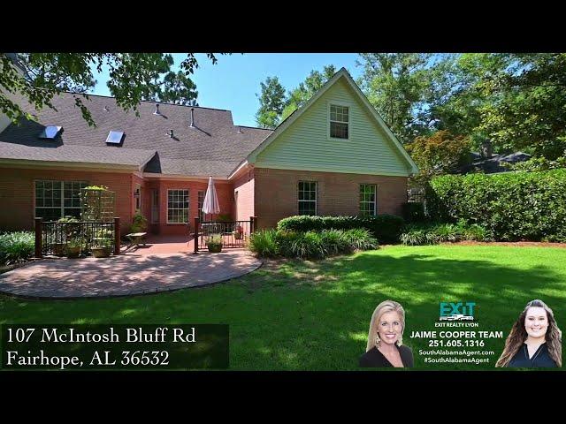 House for Sale: 107 McIntosh Bluff Road, Fairhope, AL 36532