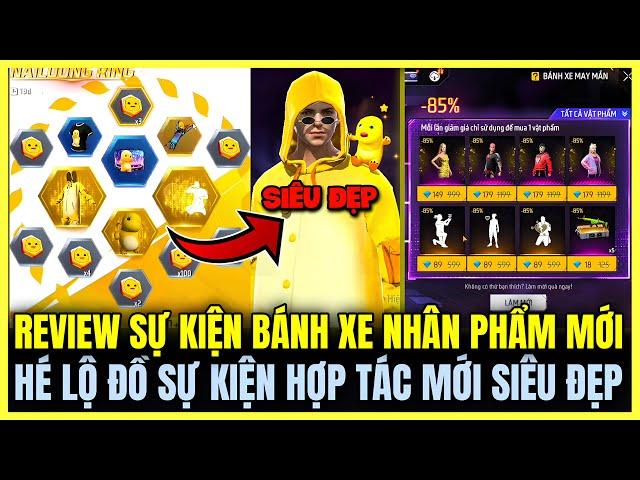 Free Fire | REVIEW SỰ KIỆN BÁNH XE NHÂN PHẨM MỚI THÁNG 6, HÉ LỘ VÒNG QUAY SĂN ĐỒ NAILOONG SIÊU ĐẸP