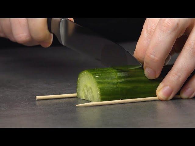 Cut The Cucumber Just So & It Becomes A Work Of Art