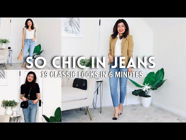 So Chic In Jeans * Timeless Classic Ways To Style Jeans For ANY SHAPE, SIZE OR BUDGET