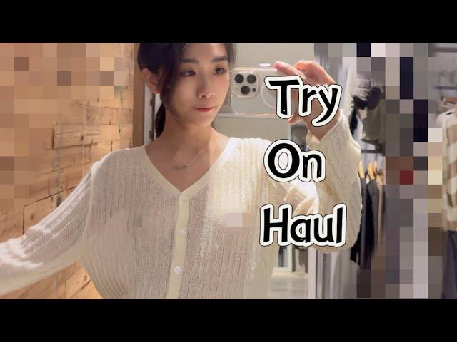 4K |Try on haul| see through| transparent | best outfit for summer