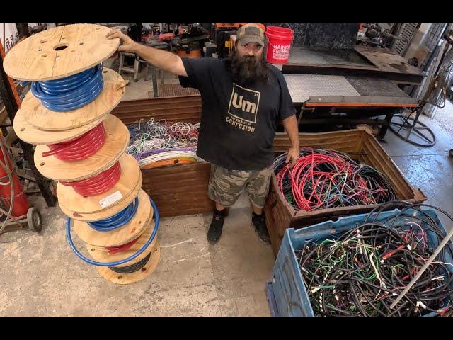 1200 Lbs Of Copper Wire Stripped With The Copper King Pt. 1