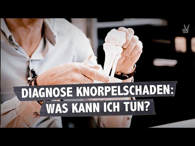 Diagnose Knorpelschaden - was ist passiert und was kann ich tun?