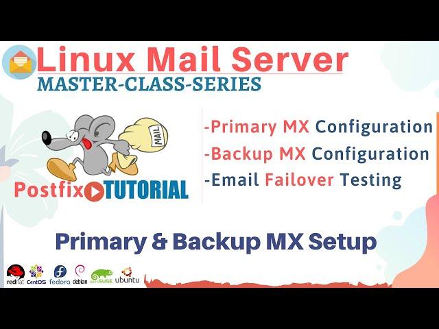 Linux Mail Server Configuration | Postfix Tutorial | Primary and Backup MX Server Configuration