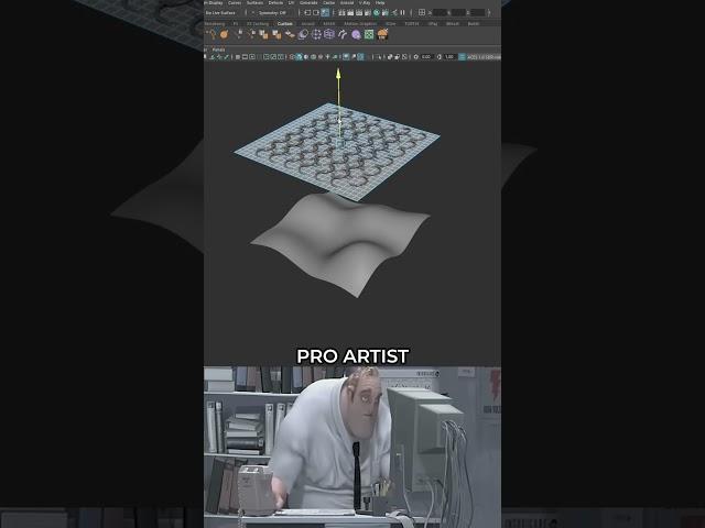 Noob VS pro artist 3D  #maya