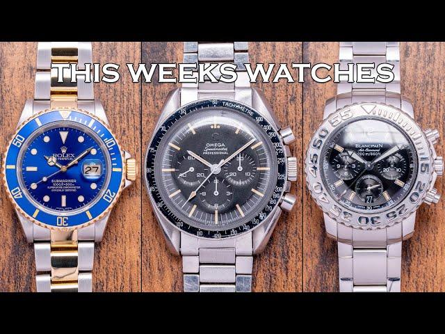 This Weeks Watches - Omega Speedmaster 145.012, Blancpain Air Command, Rolex Sub & More [EP168]