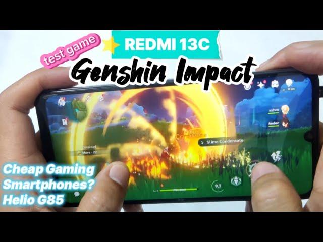 Xiaomi Redmi 13C Genshin Impact Test Game | Helio G85 | Handcam