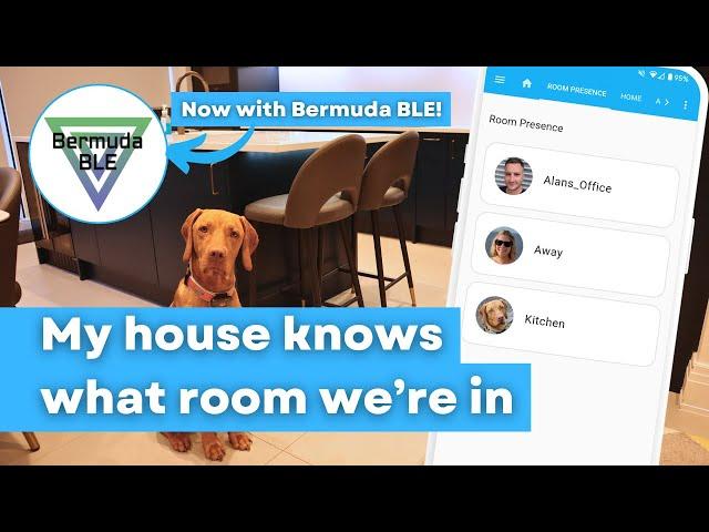 Room presence detection with Bermuda BLE and ESPHome