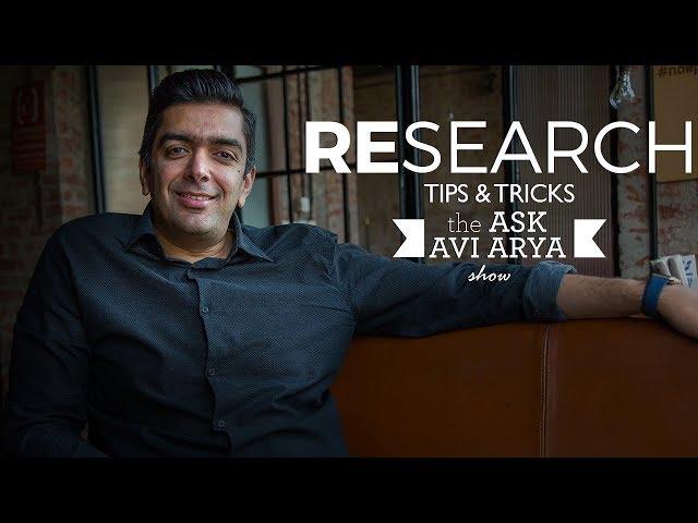 Research Tools | AVI ARYA