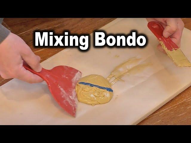 How to Mix and Apply Bondo for Wood | The Fixer Clips