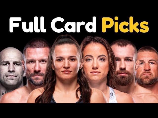 Full Card Breakdown & Predictions For UFC Fight Night Blanchfield vs Barber