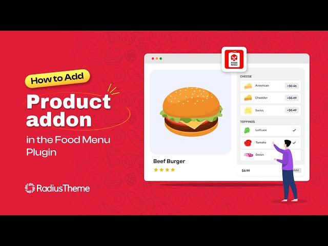 How to Add Product addon in the Food Menu Plugin