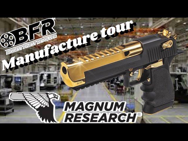 .50 AE Desert Eagle & BFR Manufacture tour.  The world's biggest & badest hand guns!