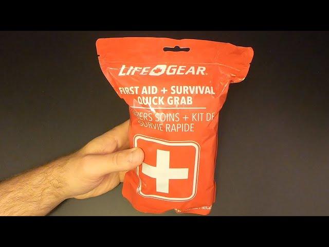 Life Gear First Aid + Survival Quick Grab