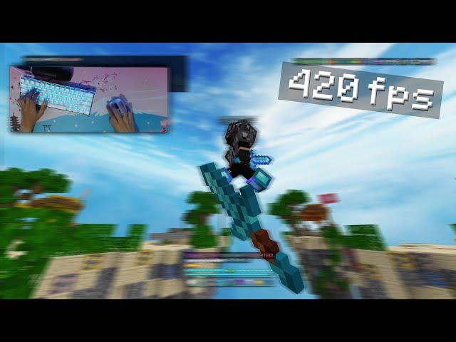 Minecraft PVP on 420fps (asmr)