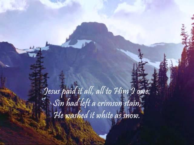 Jesus Paid It All