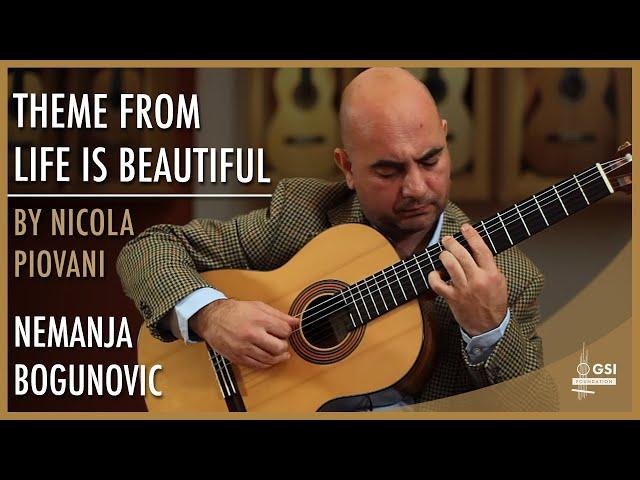 Nicola Piovani's theme from "Life Is Beautiful" played by Nemanja Bogunovic on a 2015 Angelo Vailati