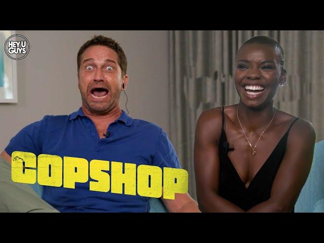 Gerard Butler & Alexis Louder talk Joe Carnahan's Copshop