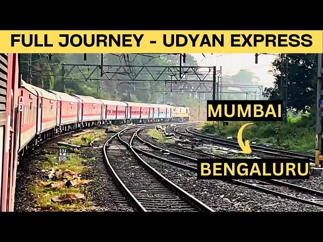 Udyan Express Full Journey | Mumbai to Bengaluru | Daily train | Legendary train