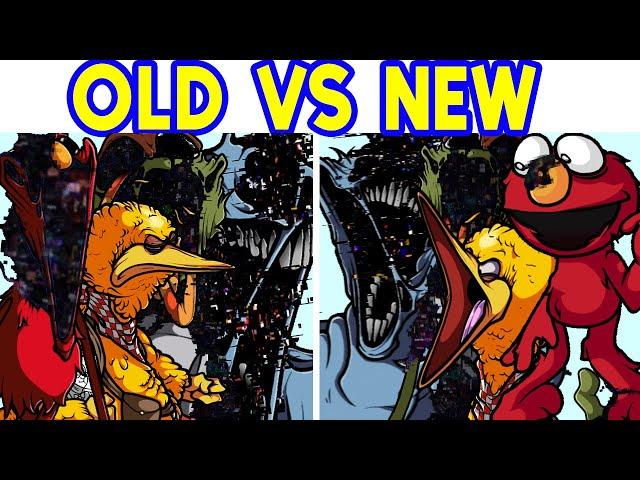 FNF' Pibby Broken Strings - Tantrum | OLD VS NEW | Pibby Elmo, Sesame Street (FNF/Pibby/New)