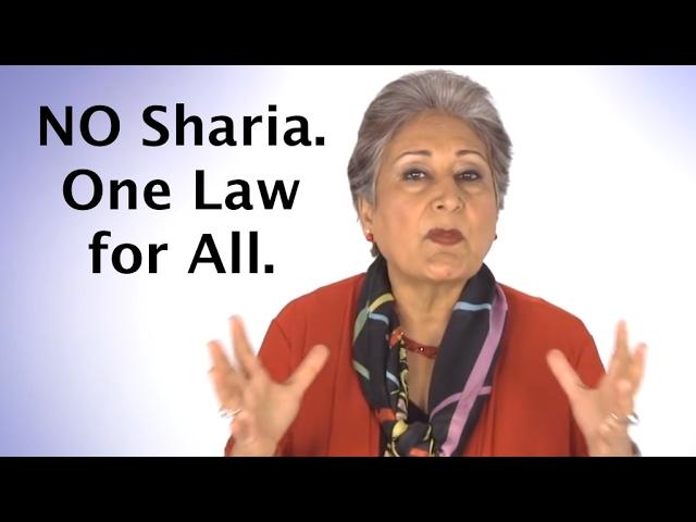 Raheel Raza: No Sharia, one law for all - Islam in a secular democracy