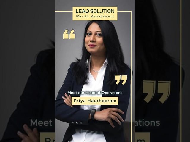 Meet Priya, the Head of Operations at Lead Solution Wealth Management