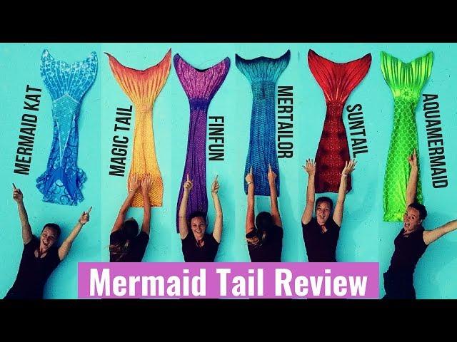 Top 6 Mermaid Tails - Finfun Suntail Magictail Mertailor Aquamermaid Kat