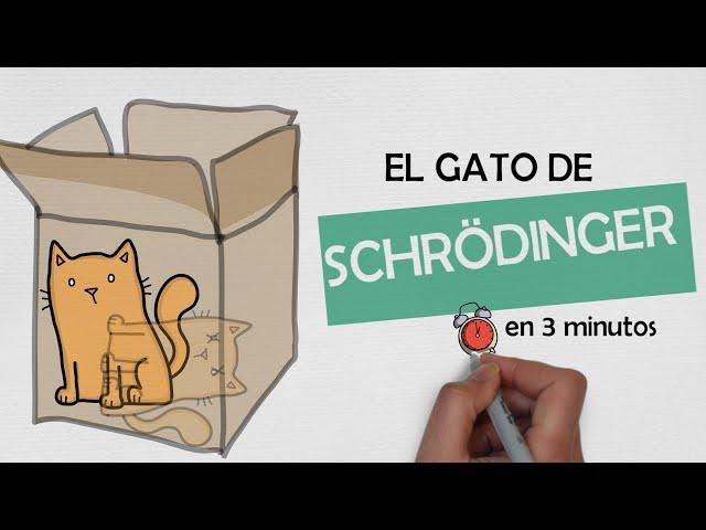  El GATO de SCHRÖDINGER en 3 minutos: explicación sencilla | FÍSICA FÁCIL