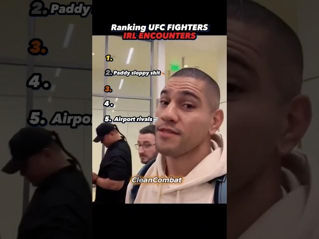 Ranking UFC FIGHTERS in REAL LIFE ENCOUNTERS  #shorts