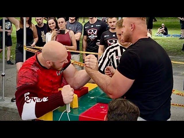 Armwrestling Big Boys In Lithuania! Practice For World Championship!