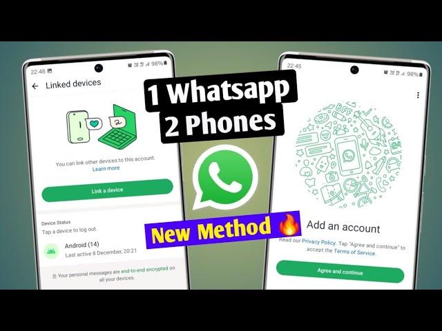 How to use 1 whatsapp in 2 phones | 1 Whatsapp 2 Phone me kaise Chalaye | whatsapp web