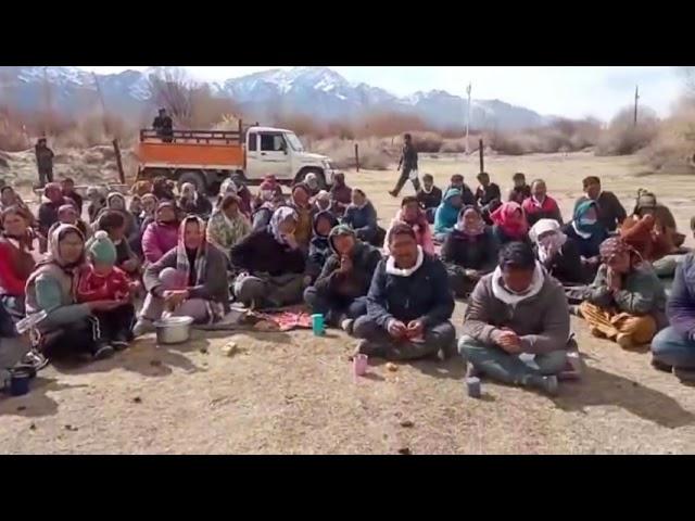 Nangpay Choukul Tsogpa ladakh arranged a spacial lunch to the devotees of skyangchak Choskul Tsogpa