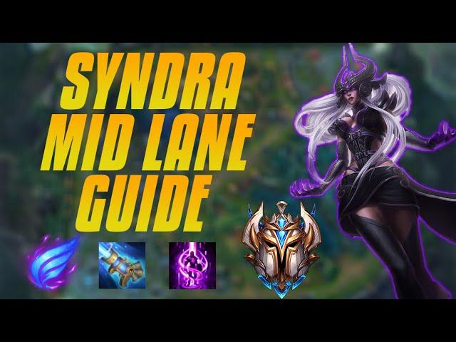 SYNDRA MID Guide - How To Carry With Syndra Step By Step - Challenger Guide
